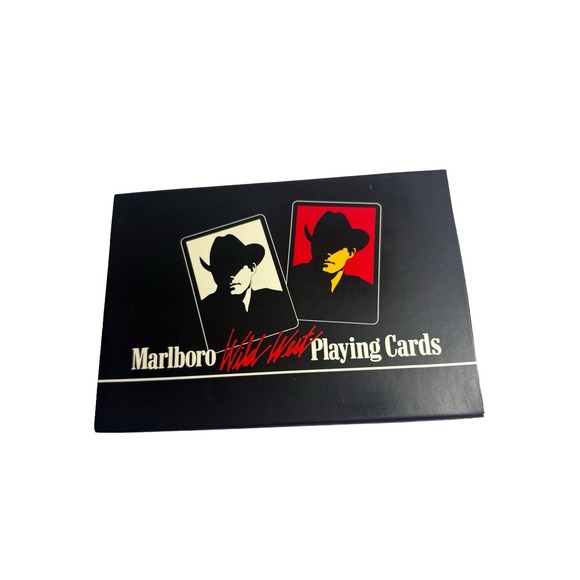 Marlboro Other - New Vintage 1991 Philip Morris MARLBORO WILD WEST Playing Cards 2 Decks